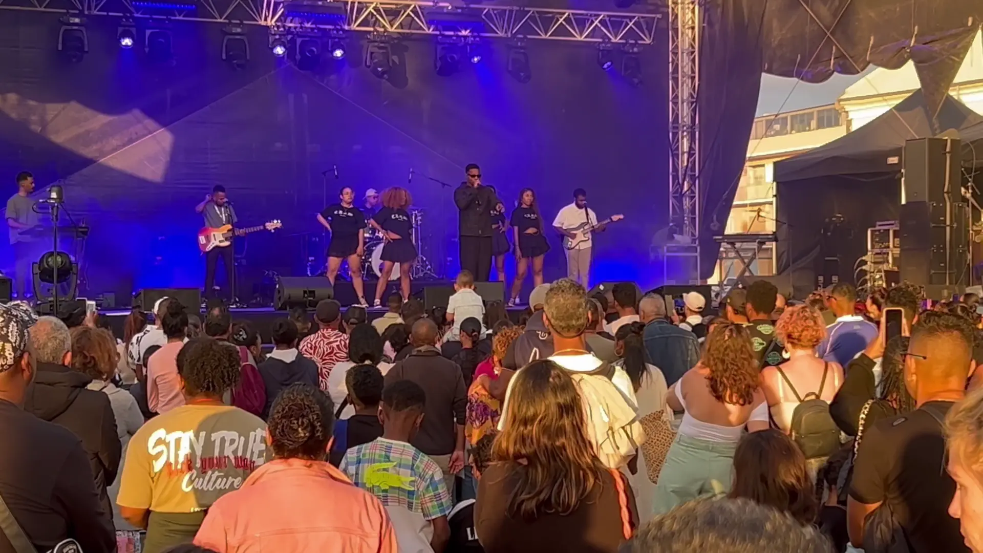 Konzert vor großem Publikum auf La Réunion