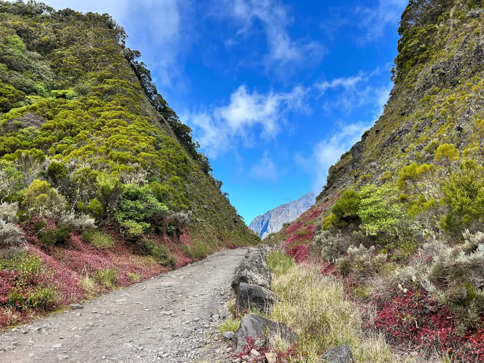 Wanderweg in Mafate